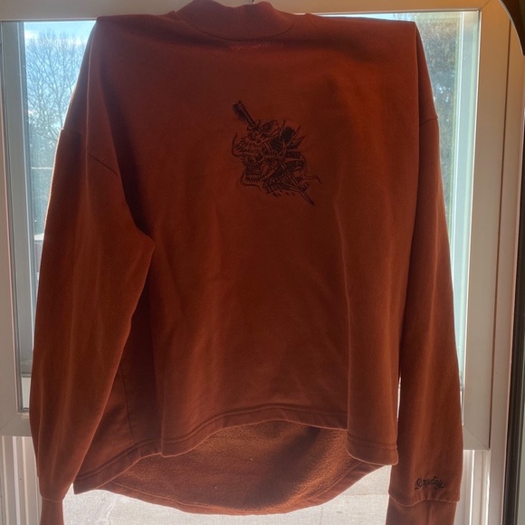BURNT ORANGE DOOMSDAY CO. CREWNECK - Picture 6 of 6